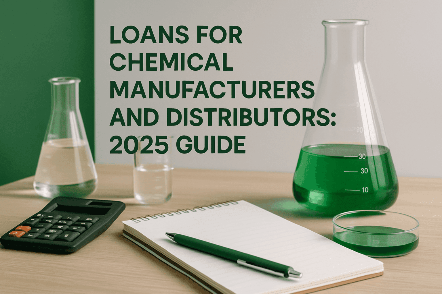 Loans for Chemical Manufacturers and Distributors: 2025 Guide