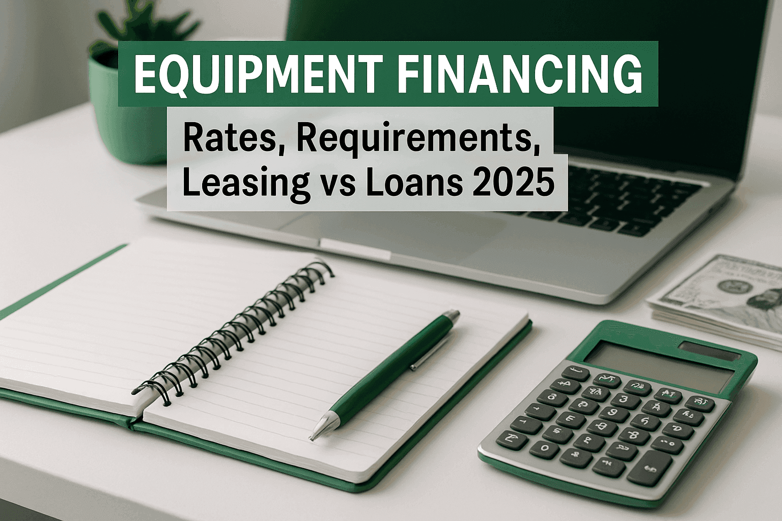 Equipment Financing: Rates, Requirements, Leasing vs Loans 2025