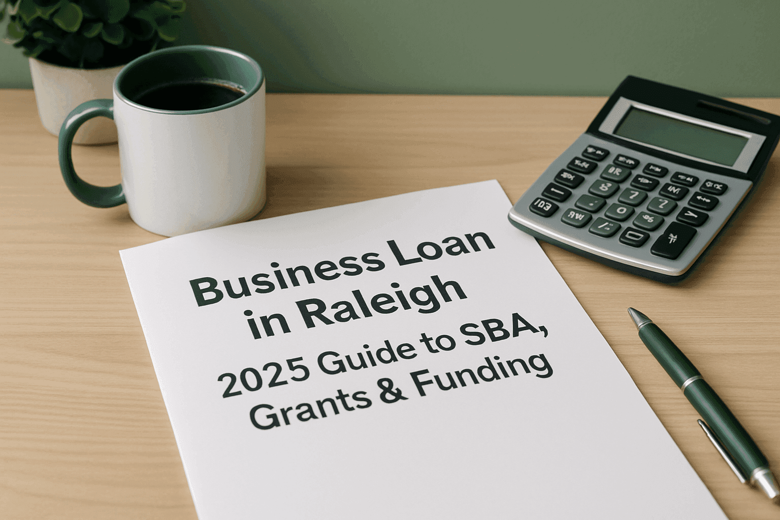 Business Loan in Raleigh: 2025 Guide to SBA, Grants & Funding