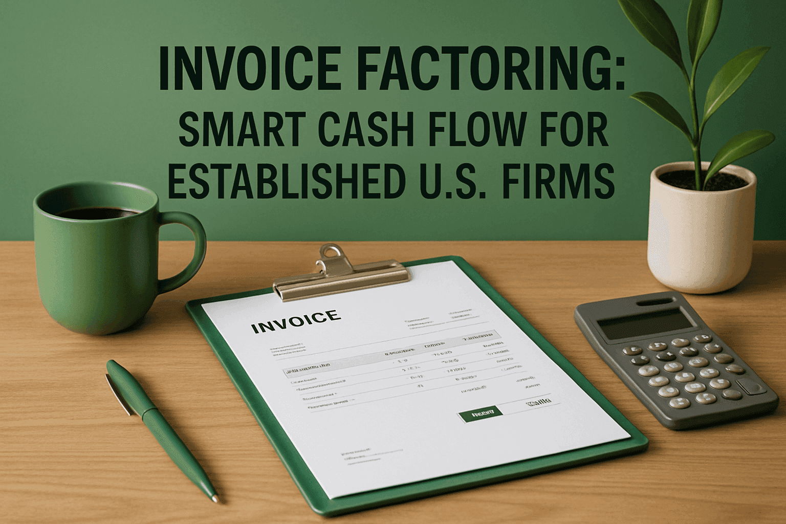Invoice Factoring: Smart Cash Flow for Established U.S. Firms