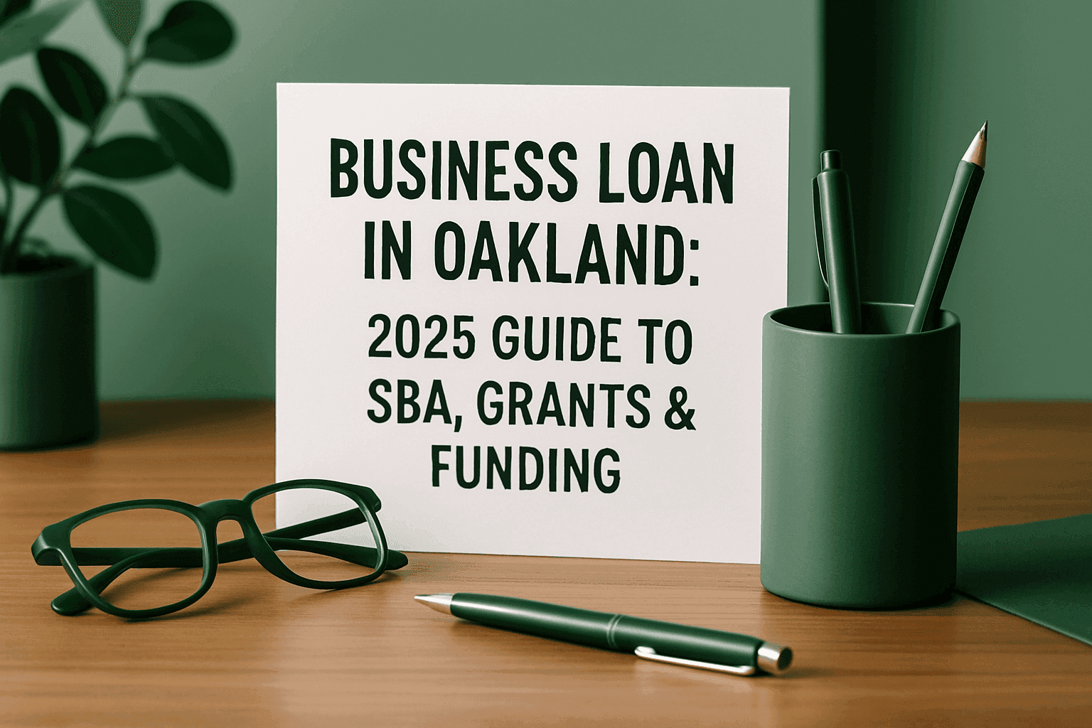 Business Loan in Oakland: 2025 Guide to SBA, Grants & Funding