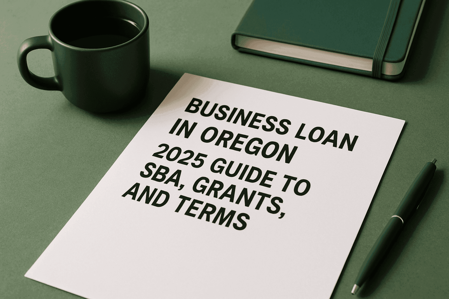 Business Loan in Oregon: 2025 Guide to SBA, Grants, and Terms