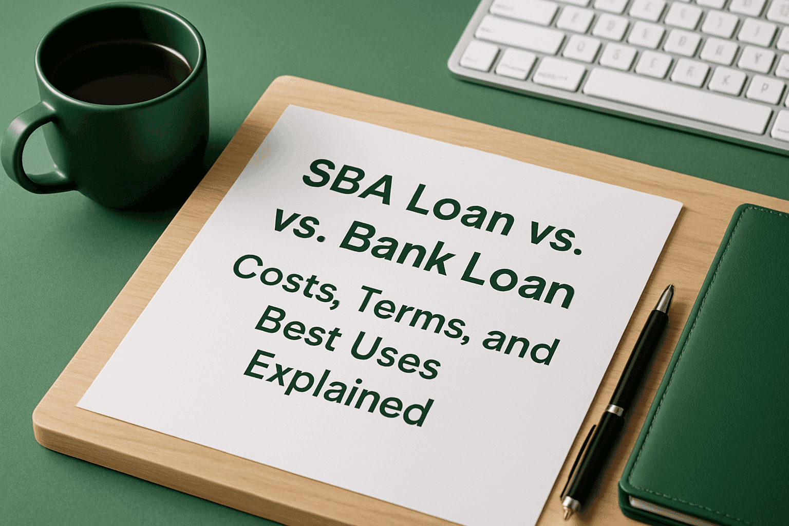 SBA Loan vs Bank Loan: Costs, Terms, and Best Uses Explained