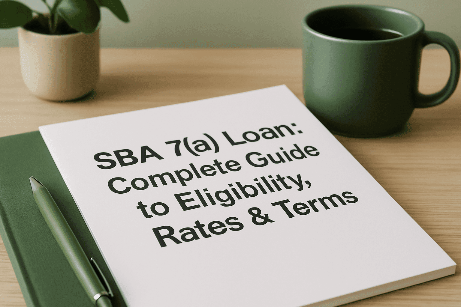 SBA 7(a) Loan: Complete Guide to Eligibility, Rates & Terms