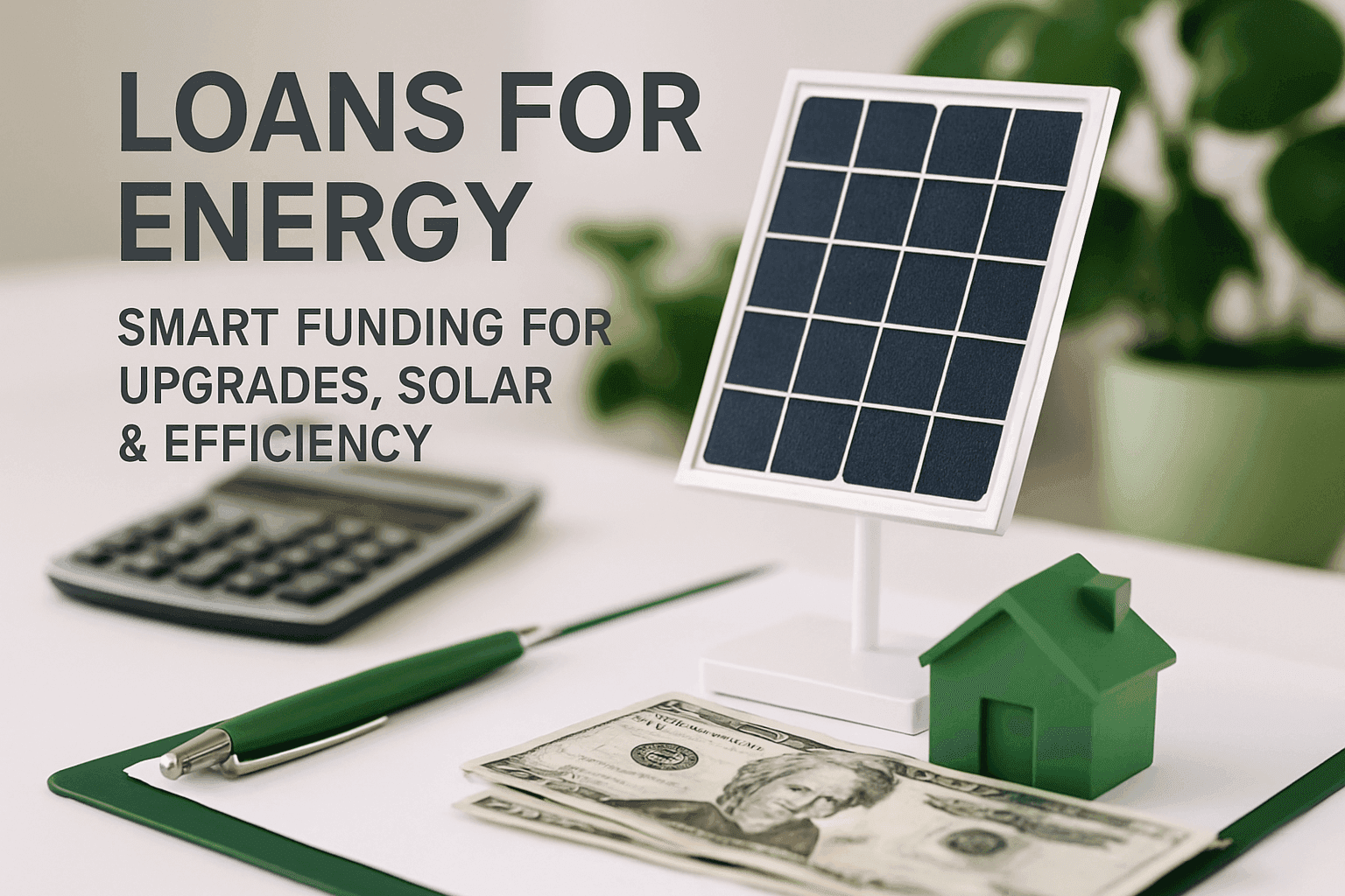 Loans for Energy: Smart Funding for Upgrades, Solar & Efficiency