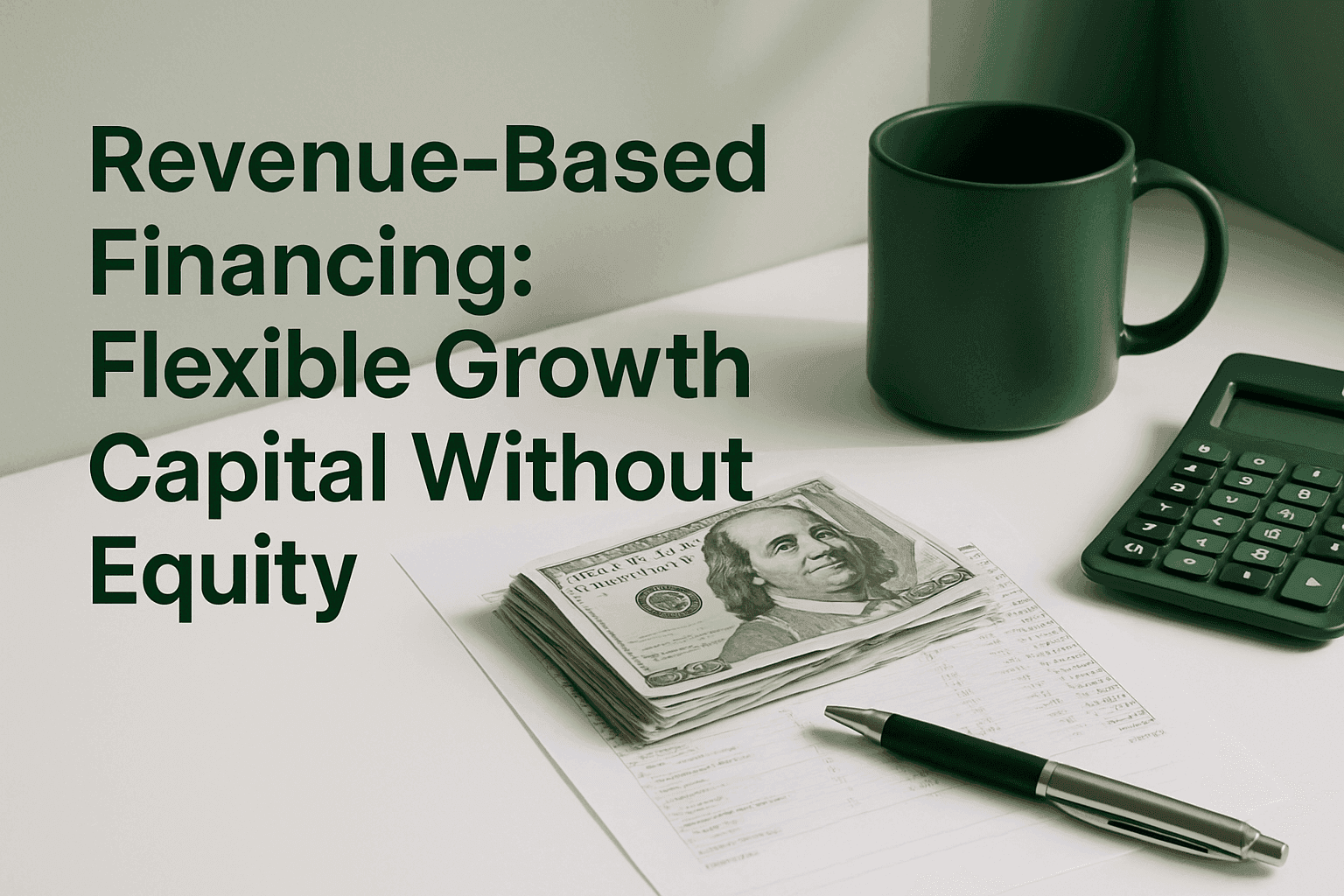 Revenue-Based Financing: Flexible Growth Capital Without Equity