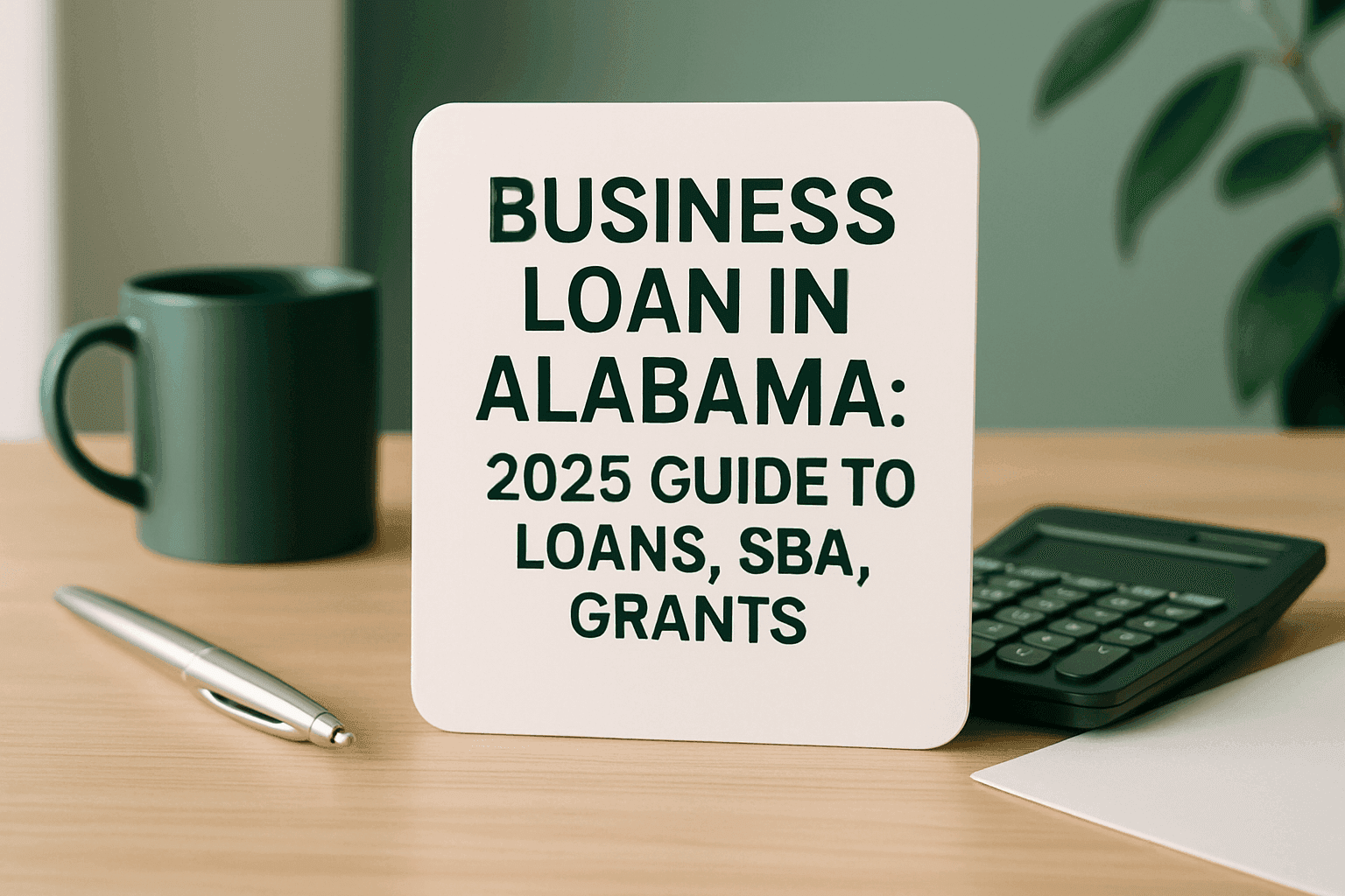 Business Loan in Alabama: 2025 Guide to Loans, SBA, Grants