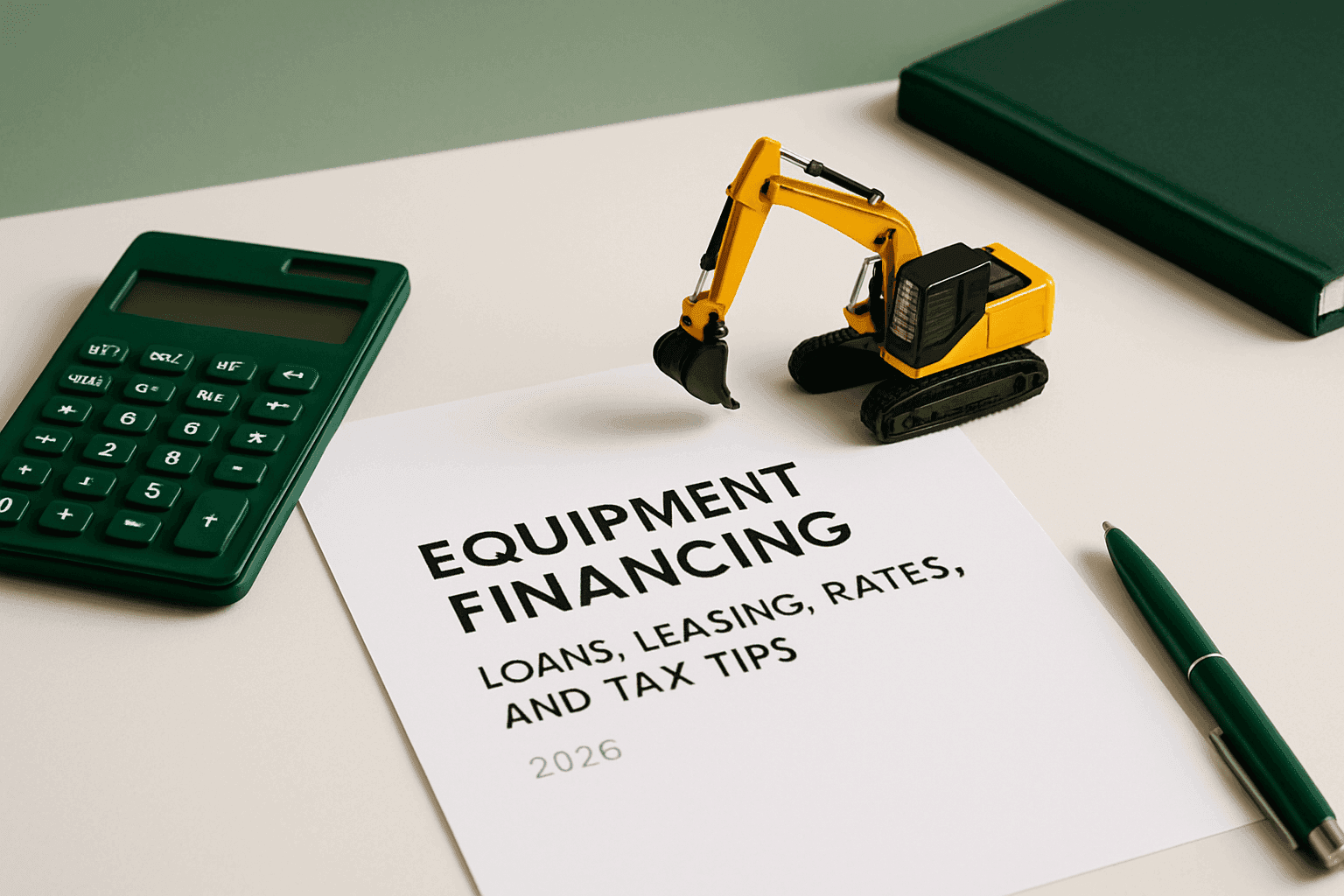 Equipment Financing: Loans, Leasing, Rates, and Tax Tips (2025)